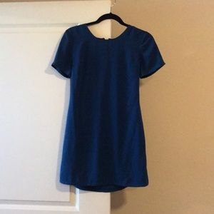 Blue shift dress
